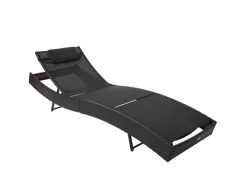 Sonnenliege Phoenix Bezug Schwarz*MCW Sale