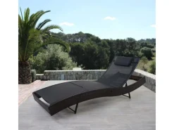 Sonnenliege Phoenix Bezug Schwarz*MCW Sale