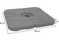 MCW Sonnenschirme|Sonnenschirm Carpi II Ø 5m mit Ständer