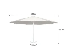 MCW Sonnenschirme|Sonnenschirm Carpi II Ø 5m mit Ständer