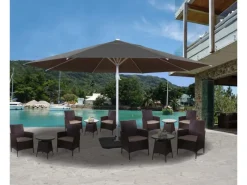 MCW Sonnenschirme|Sonnenschirm Carpi II Ø 5m mit Ständer