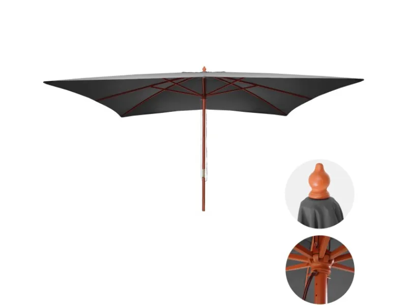 MCW Sonnenschirme|Sonnenschirm Lissabon 3x4m