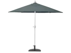 Sonnenschirm Lorca Halbrund 2,7m Alu UV 50+ 270cm mit Ständer*MCW Best