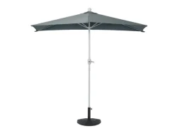 Sonnenschirm Lorca Halbrund 2,7m Alu UV 50+ 270cm mit Ständer*MCW Best