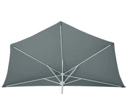 Sonnenschirm Lorca Halbrund 2,7m Alu UV 50+ 270cm mit Ständer*MCW Best