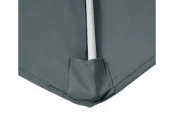 Sonnenschirm Lorca Halbrund 3m UV 50+ 300cm mit Ständer*MCW New