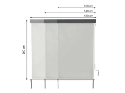 Vertikalmarkise F42 250x180cm*MCW Sale