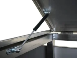 MCW Mülltonnenboxen|XL Mülltonnenverkleidung K14 2er/4er Anthrazit 117x144x102cm