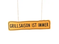MDF- Schild Grillsaison 35 cm x 8 cm* Outlet