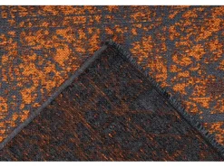 Balkonmöbel|MeGusta Kurzflor Teppich Klassisch Modern Orange 120x170 cm Cristina