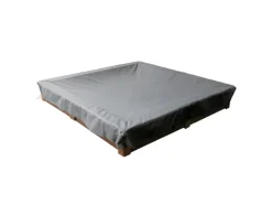 Mehr Garten Schutzhüllen|Premium Sandkasten Abdeckung 202 x 202 x 20 cm