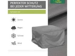Premium Schutzhülle für Loungetische  Loungehocker 125 x 75 x 45 cm*Mehr Garten Online