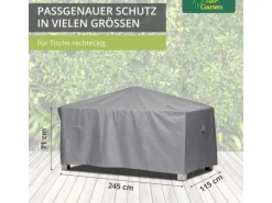 Premium Schutzhülle für Gartentisch Rechteckig 155 x 95 x 71 cm*Mehr Garten Clearance