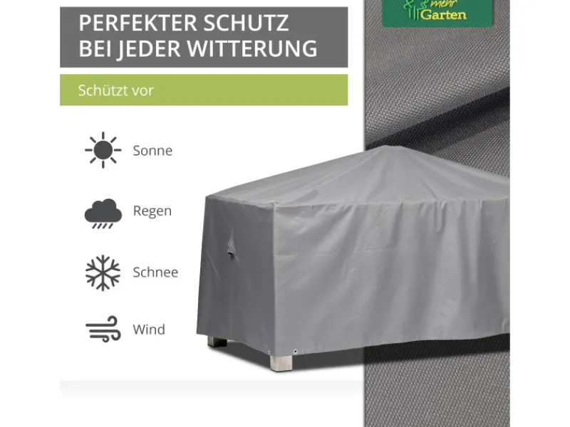 Premium Schutzhülle für Gartentisch Rechteckig 125 x 85 x 71 cm*Mehr Garten Sale