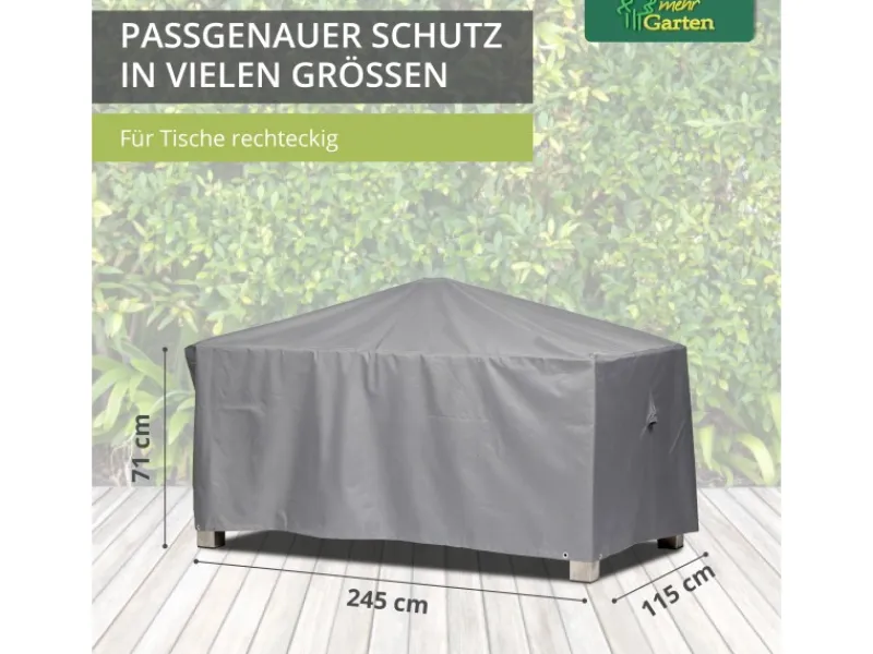 Premium Schutzhülle für Gartentisch Rechteckig 125 x 85 x 71 cm*Mehr Garten Sale