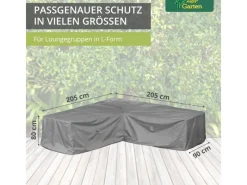 Premium Schutzhülle für Loungegruppe L-Form 315 x 315 x 80 cm*Mehr Garten New