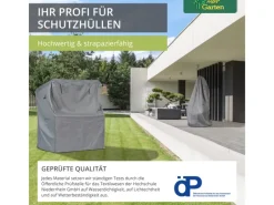 Mehr Garten Schutzhüllen|Premium Schutzhülle für Loungegruppe L-Form 237 x 237 x 80 cm
