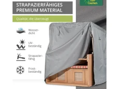 Premium Strandkorbhülle 125 B x 100 T x 165 140 H cm*Mehr Garten Best