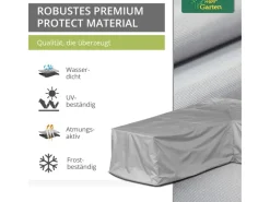 Protect Loungegruppen L-Form Asymmetrisch 255 x 195 x 80 cm Rechts*Mehr Garten Online