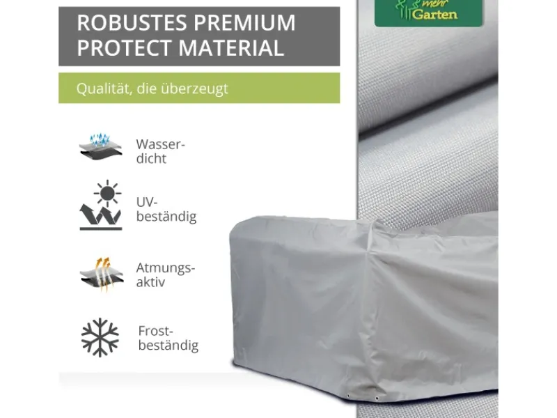 Mehr Garten Schutzhüllen|Protect Schutzhülle für Loungegruppe Rechteckig Quadratisch 255 x 255 x 80 cm