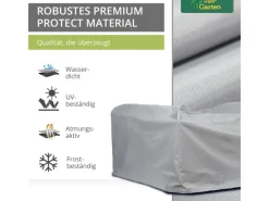 Protect Schutzhülle für Loungegruppe Rechteckig Quadratisch 250 x 200 x 80 cm*Mehr Garten New