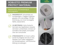 Protect Schutzhülle für Loungegruppe L-Form 255 x 255 x 80 cm*Mehr Garten Online