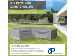 Protect Schutzhülle für Loungegruppe Rechteckig Quadratisch 350 x 300 x 80 cm*Mehr Garten Best