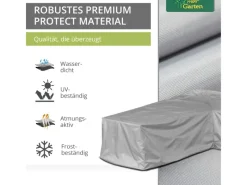 Mehr Garten Schutzhüllen|Protect Schutzhülle für Loungegruppe L-Form 205 x 205 x 80 cm