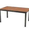 Merxx Gartentische|Gartentisch AZ-Tisch Rechteckig ausziehbar 90 cm x 76 cm