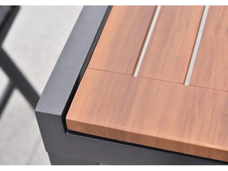 Merxx Gartentische|Gartentisch AZ-Tisch Rechteckig ausziehbar 90 cm x 76 cm