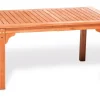 Merxx Gartentische|Gartentisch Rechteckig ausziehbar Braun 220 cm x 90 cm