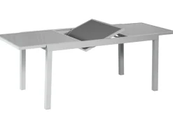 Merxx Gartentische|Gartentisch Rechteckig ausziehbar Grau 200 cm x 90 cm