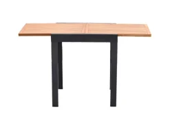 Merxx Gartentische|Gartentisch Rechteckig ausziehbar Natur-Grau 130 cm x 65 cm