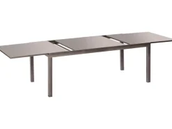 Merxx Gartentische|Gartentisch Rechteckig ausziehbar Grau 300 cm x 110 cm