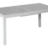 Merxx Gartentische|Gartentisch Rechteckig ausziehbar Grau 220 cm x 90 cm