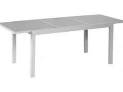 Merxx Gartentische|Gartentisch Rechteckig ausziehbar Grau 220 cm x 90 cm
