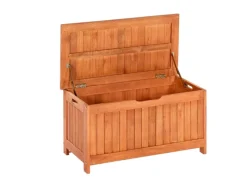 Merxx Balkonmöbel|Auflagenboxen|Kissenbox Eukalyptusholz 88 x 45 x 46 cm