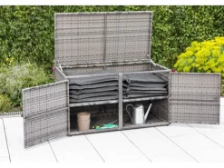 Komfortkissenbox Grau 60 x 120 x 65 cm*Merxx