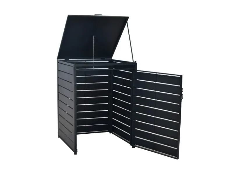 Mülltonnenabdeckung Basis Klein Alu/Stahl*Merxx