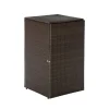 Merxx Mülltonnenboxen|Mülltonnenabdeckung 64 x 64 x 109 cm Braun