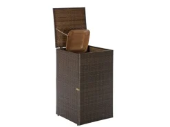 Merxx Mülltonnenboxen|Mülltonnenabdeckung 64 x 64 x 109 cm Braun