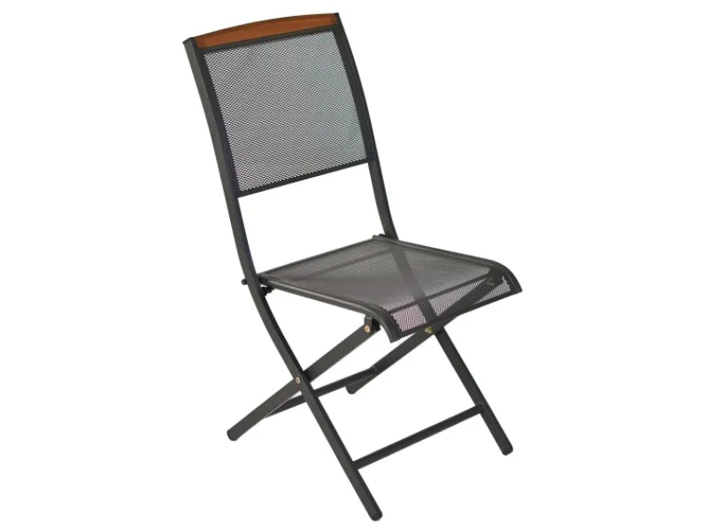 Merxx Gartenstühle|Patmos Klappstuhl 2er-Set Stahl Akazie