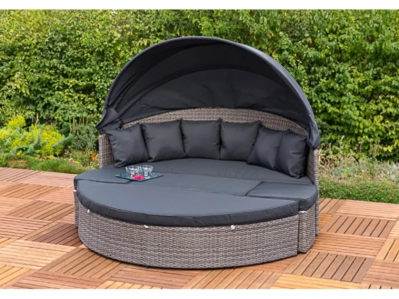 Relaxinsel Riva Ø 180 cm Grau*Merxx Clearance