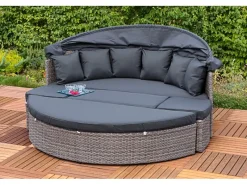 Relaxinsel Riva Ø 180 cm Grau*Merxx Clearance