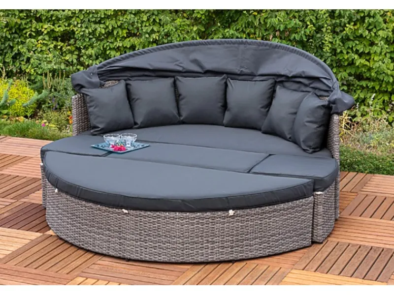 Relaxinsel Riva Ø 180 cm Grau*Merxx Clearance