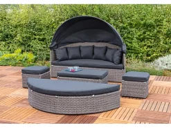 Relaxinsel Riva Ø 180 cm Grau*Merxx Clearance