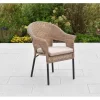 Merxx Balkonmöbel|Gartenstuhlauflagen|Sitzkissen für Ravenna Sessel Beige 47,5x43x5 cm