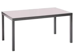 Taviano Set 5-tlg. 4 Klappsessel Gartentisch 150 x 90 cm Grau*Merxx