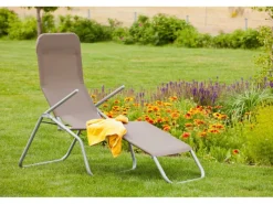 Merxx Strandkörbe|Wellnessliege XXL Taupe