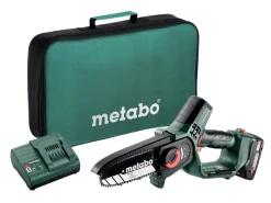 Akku-Gehölzsäge MS 18 LTX 15 mit Akkupack 18V, Ladegerät, Werkzeugtasche*Metabo